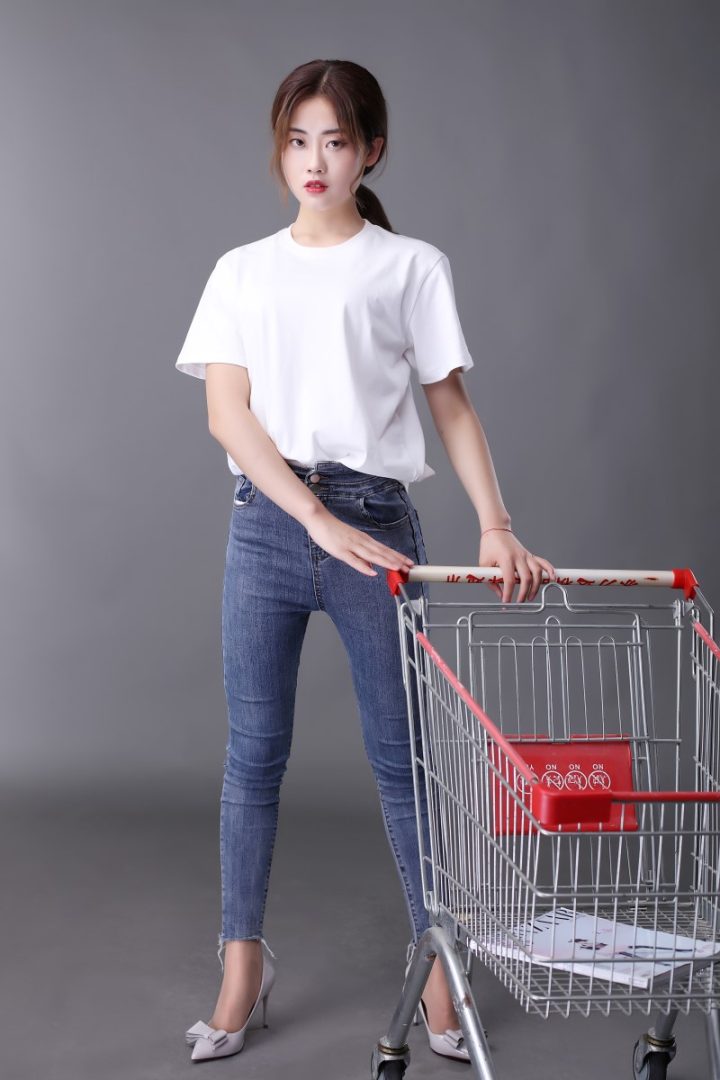 奈丝写真 NO.127：可乐-白T牛仔裤里的丝袜 [37P/592MB] -3